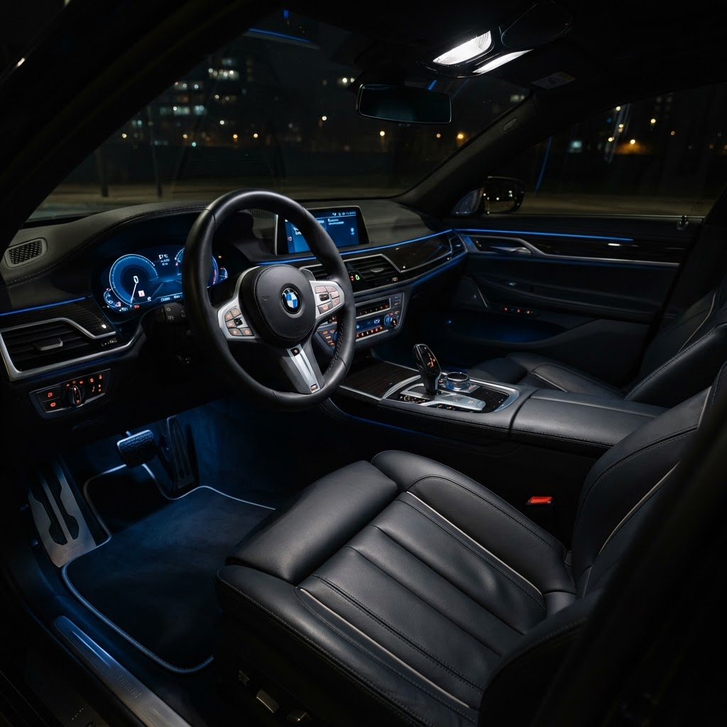 SUV familial — Intérieur cuir — après
